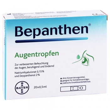 Bayer Bepanthen Augentropfen, 20-er Pack (20 x 0,5 mL)
